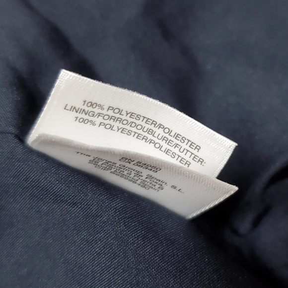 ANNE Klein Navy Blue Sleeveless Fit & Flare Lazer Cut Natural Waist Midi Dress - Picture 12 of 12